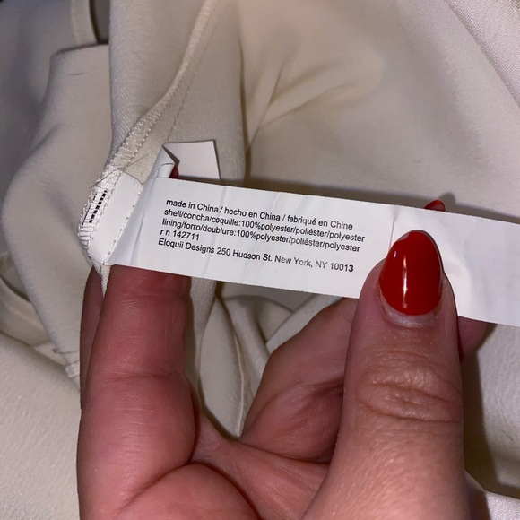 ELOQUII - black and white tie back midi dress - Picture 4 of 4